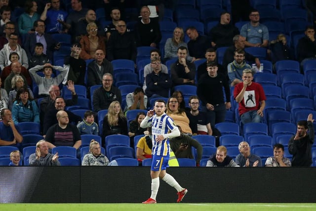 Republic of Ireland manager Stephen Kenny has hinted that he would like to see Aaron Connolly take at least a loan move away from Brighton in order to fulfil his potential. (The 42)

(Photo by Steve Bardens/Getty Images)