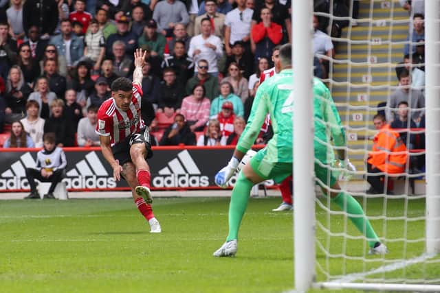 Sheffield United and Morgan Gibbs-White face Nottingham Forest in the Championship play-offs: Simon Bellis / Sportimage