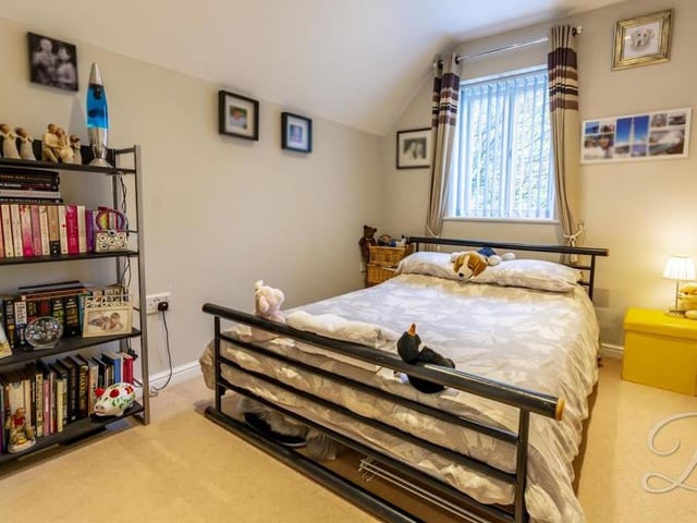Even the cuddly toys love the second bedroom! With a carpeted floor and fitted wardrobe, there is also plenty of space for storage.