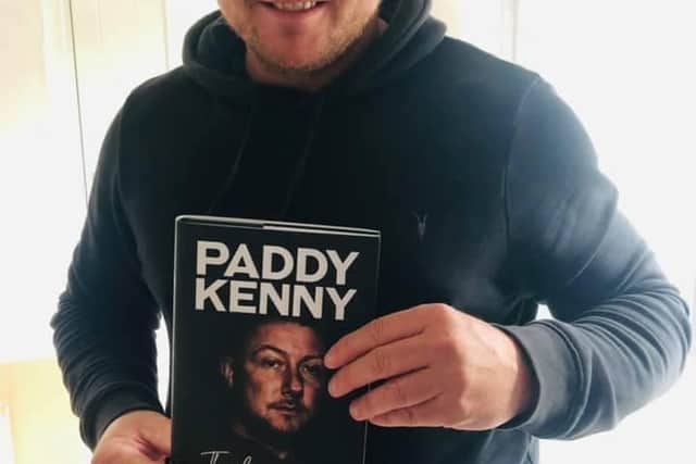 Former Sheffield United 'keeper Paddy Kenny has written his life story in his new autobiography, The gloves are off . . . Photo: Vertial Edtions.