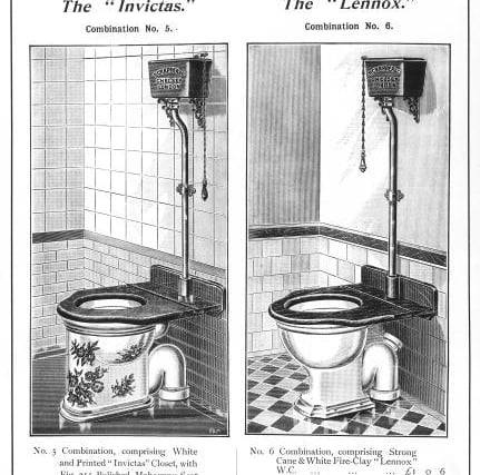 Thomas Crapper (1837-1910), from Doncaster, started a plumbing business in Chelsea in 1861 and pioneered some of the most revolutionary designs of sanitary engineering in the 19th century - particularly in developing the modern WC cistern.