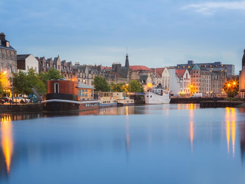 Edinburgh has a great network of dedicated traffic-free cycle paths, often following old railway lines. One of the most popular short routes takes riders the two miles from the city centre to the Shore in Leith.