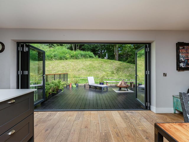 This is what your kitchen would open up to.