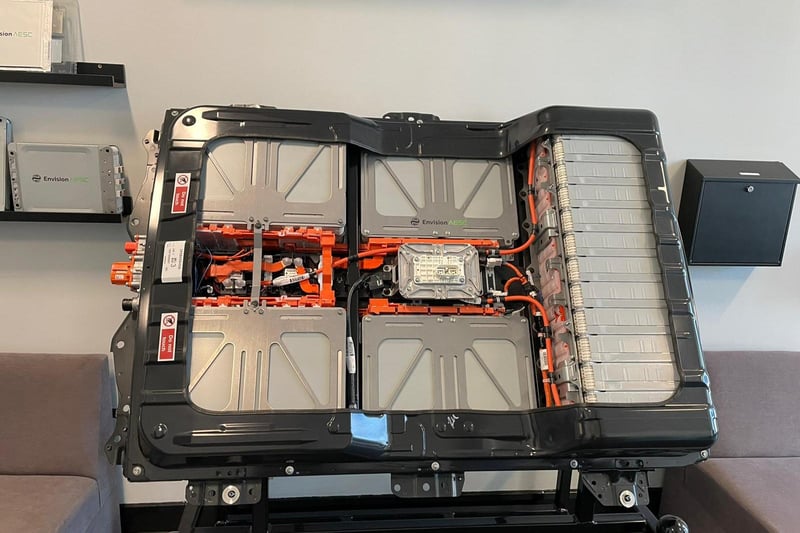 The battery that goes into a Nissan Leaf.