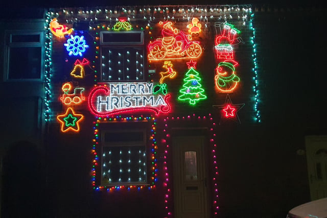 Emma Crookes shared this photo of her wonderful outdoor display of lights