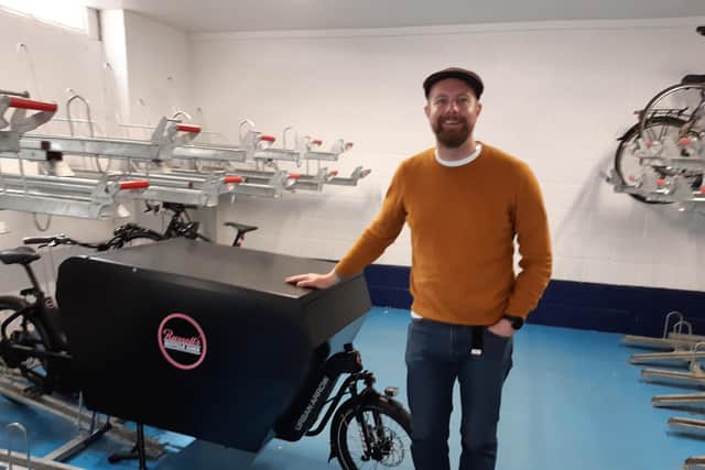 The city centre facility should have dedicated space for cargo bikes, Mr Cutts says.