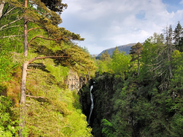 Test your head for heights on the viewing platform over the deep drop to the water below. Continue to the Falls of Measach and up into the surrounding countryside where you will catch lovely views over magnificent Loch Broom. PIC: NTS.