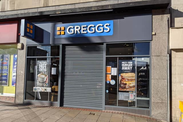 Greggs on Market Place has temporarily closed.