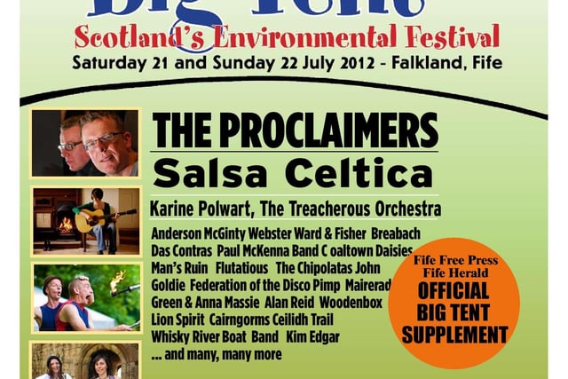Poster for Big Tent 2012