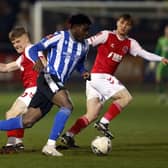 Sheffield Wednesday's Fisayo Dele-Bashiru in action during the FA Cup fourth round replay against Fleetwood Town. (Sellers/PA Wire)