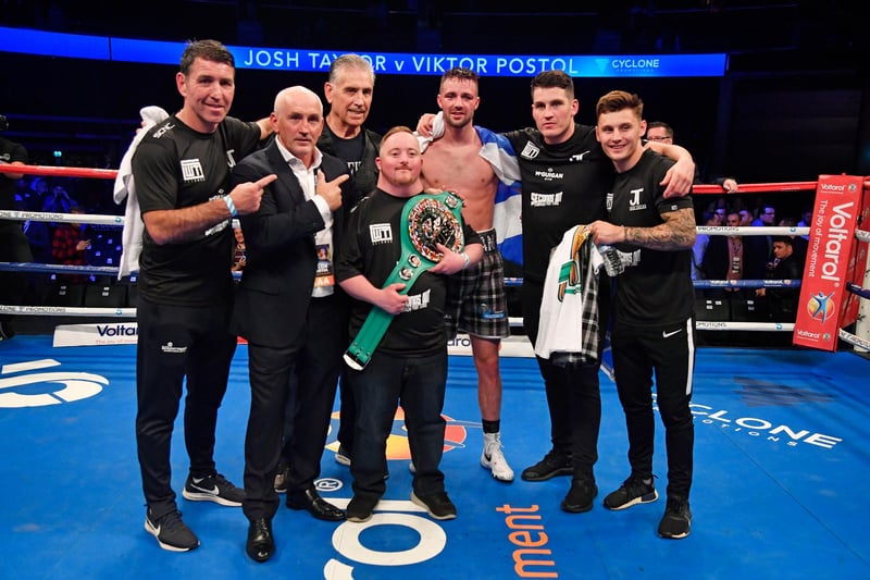 A sell-out crowd at the SSE Hydro saw Josh Taylor overcome former world champion Viktor Postol on points after 12 gruelling rounds in a fight which edged the 27-year-old closer to a tilt at the world title. The WBC Super-Lightweight final eliminator against the Ukrainian was the toughest fight of Taylor's career up to that point but he came through with flying colours.