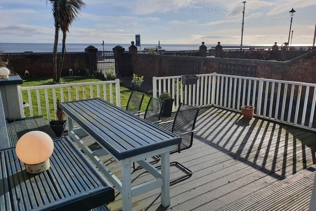 This beautiful seafront property is located in Roker, Sunderland and available for £75 per night in January.