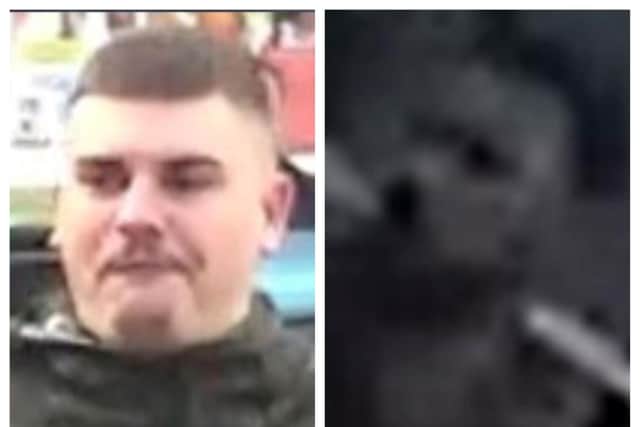 Police are seeking two men in connection to the eruption of violence between Sheffield United and Birmingham City fans in Sheffield last year.