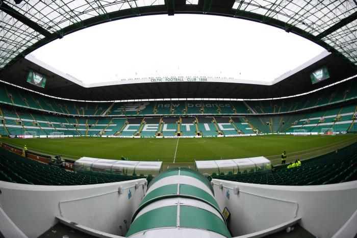 Celtic Park. 
Capacity: 60411 / Percentage permitted: 3.3%