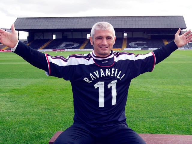 The Italian superstar was lured to Dens Park on a two-year deal worth £5k per week in September 2003. Scored a hat-trick against Clyde in the League Cup but made only five appearances before the club entered administration