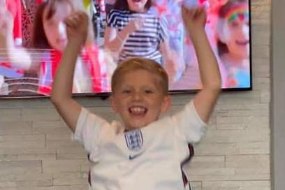 Cheering for England!
