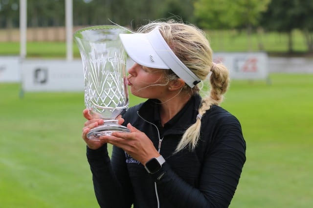 The 28-year-old Craigielaw golfer achieved her main goal for the year by securing her Ladies’ European Tour card for 2022, winning twice on the development tour to finish second in the order of merit.