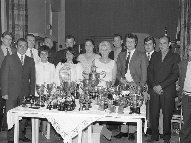 Darts presentation evening from 1970 - spot anyone you know?