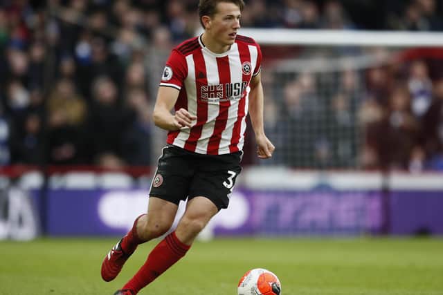 Sander Berge in action for Sheffield United, following his £22m move from Belgian club Genk: Simon Bellis/Sportimage