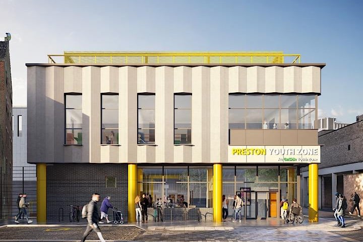 Preston’s long-awaited Youth Zone is set open in 2025 at a cost of around £11m. 
Preston City Council’s planning committee gave the go-ahead to the three-storey building which will sit between Tithebarn Street, Crooked Lane and Lord Street, opposite the city’s bus station.
Up to 2,000 youngsters per week are expected to attend the state-of-the-art set-up - with as many as 300 on site at any one time. It will cost 50 pence per visit, plus an annual membership fee of £5.