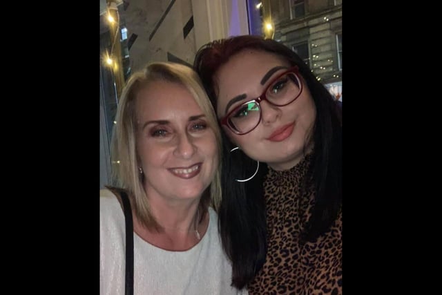 Chloe Louise Johnston said: Me and my beautiful Mam Debby Johnston for being my best friend.
