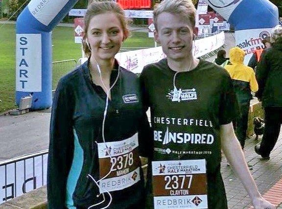 Two runners from a previous Chesterfield Half Marathon.