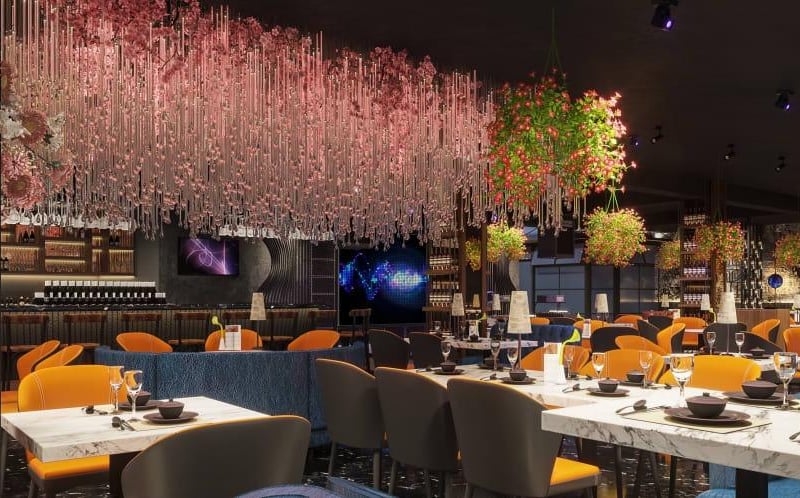 Blue Pavilion offers a set lunch for  £28 per person. Enjoy some dim sum with a fillet steak and dessert at this luxury Chinese restaurant. 