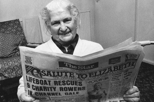 Rebecca Crow, 90 year old Star reader May 1977