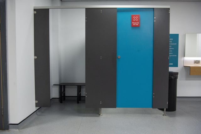 There are new social distancing restrictions in changing rooms to stop the spread of coronavirus.