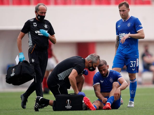 Had a couple of opportunities before being forced off before half-time through injury.