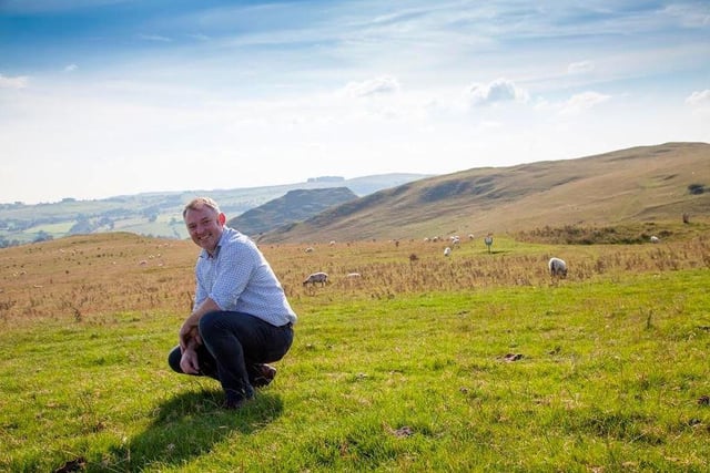 Derbyshire vet Michael Colgan walked 330 miles along the Pennine Way to raise money for farming charity R.A.B.I and Vetlife. back in 2017