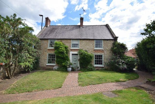This four bedroom house is Grade II listed and has numerous traditional features including beams to the ceiling, shutters and sash windows. Marketed by Portfield Garrard & Wright, 01302 977601.