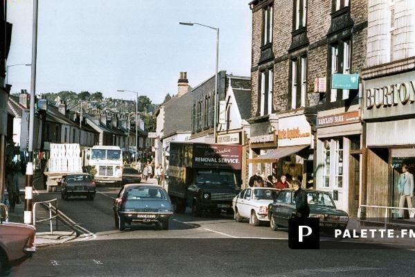 The busy junction of Middlewood Road and Bradfield Road, Hillsborough, in October 1981. Picture: Sheffield Newspapers