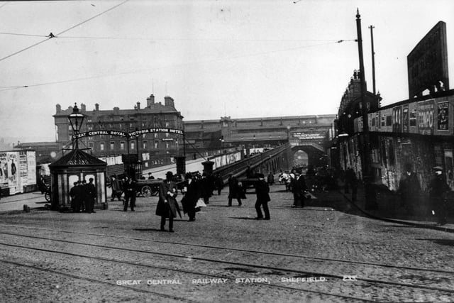 Victoria Station Sheffield in its heyday, when it was the city's main rail station, linking the city to Manchester and London. It closed in January 1970. Recently, there have been discussions linking it to both HS2 and a Supertram extension