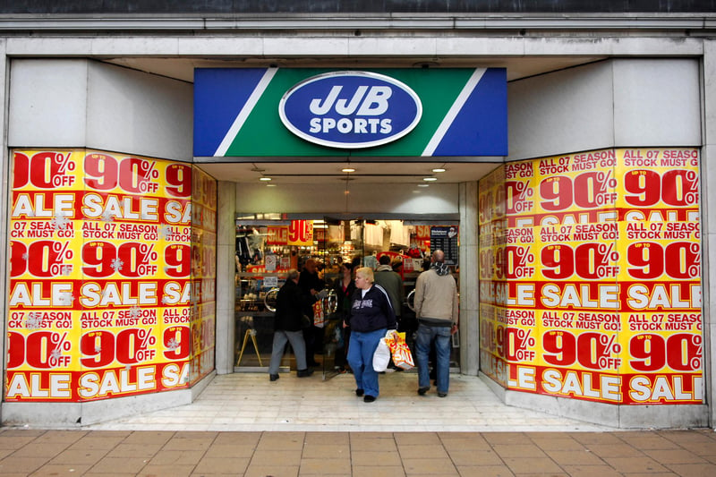 From Pro Shoes to Sports Connection, Princes Street had some great sporting goods stores in the 1990s and 2000s. JJB Sports, a firm partially taken over by Sports Direct in 2012, was another good example.
