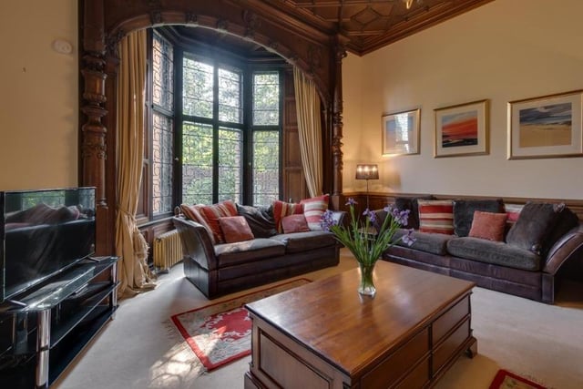 The Glasgow home has been modernised sympathetically as an expansive, comfortable family-home. But it still maintains many of its charming, historic features. This living rooms emphasises that perfect blend.