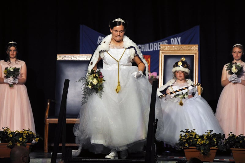 This year's crowning ceremony took place in Grangemouth Town Hall