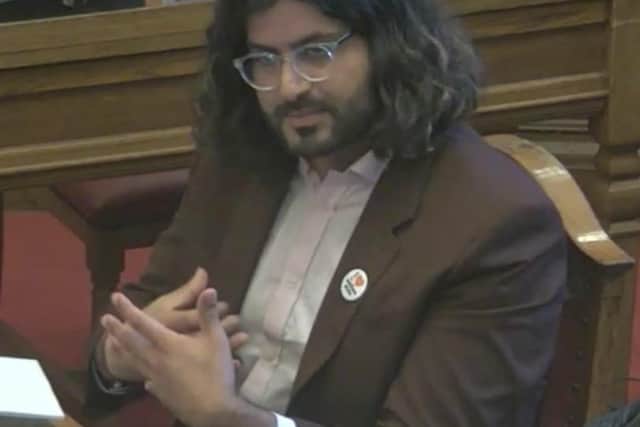 Coun Minesh Parekh, speaking at a Sheffield City Council economic development and skills policy committee