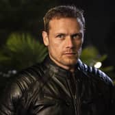 Outlander star Sam Heughan played hunky motorcycle cop Danny in the new Channel 4 drama The Couple Next Door (Picture courtesy Channel 4)