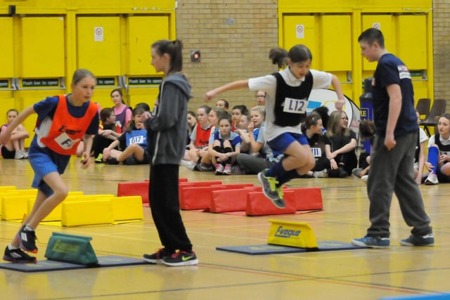 Can you recognise the secondary school pupils taking part in the Tyne and Wear School Games Final in 2013?