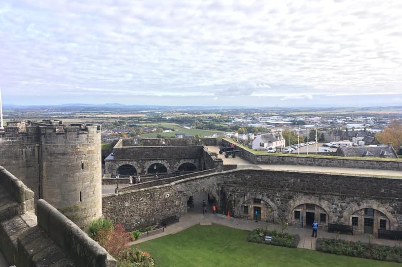 This picture was taken from the ramparts of Stirling Castle by Katy Brewer.