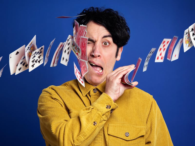 The UK’s top magician-comedian hits the road with a seamless blend of jaw-dropping illusion, sleight of hand, and laugh-out-loud stand-up.