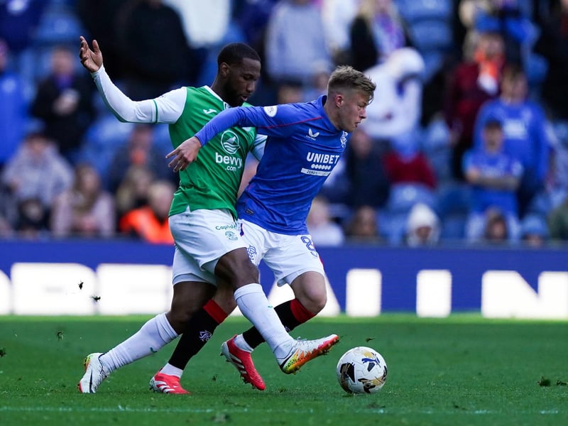 Will be suspended for next week's second leg if he gets a booking at Ibrox.