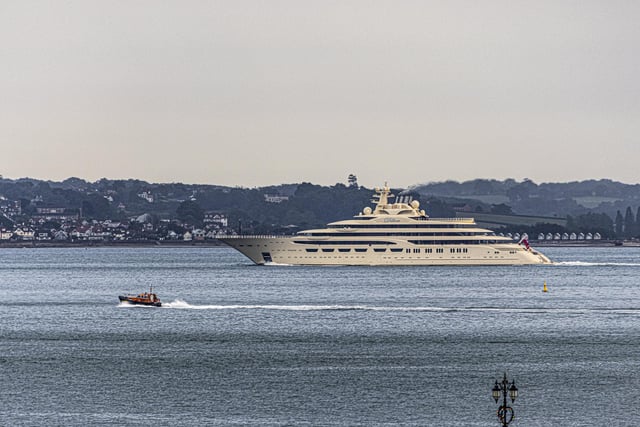 The yacht is owned by Alisher Usmanov, who is a Uzbek-born Russian billionaire. He made his fortune through metal and mining operations as well as investments