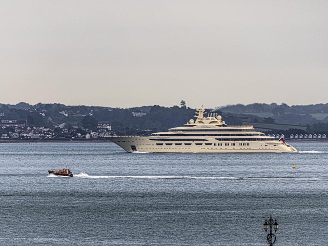The yacht is owned by Alisher Usmanov, who is a Uzbek-born Russian billionaire. He made his fortune through metal and mining operations as well as investments