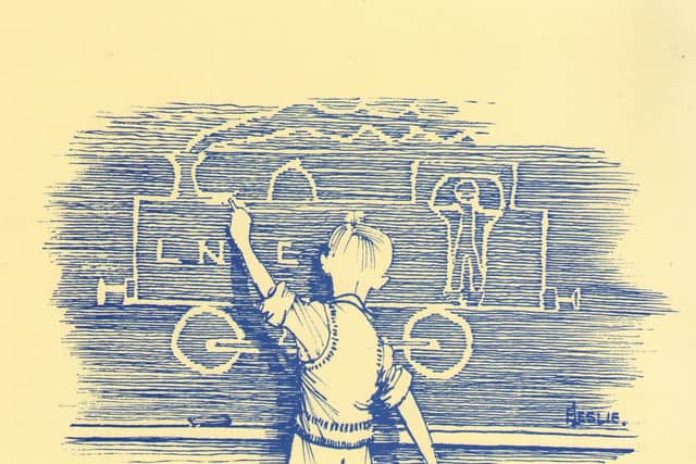 The boy who drew trains from A Backward Glance by Eric Leslie 1993