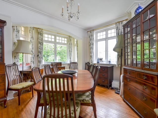 This four bedroom house in Queen's Road, Waterlooville is on the market for £1.195m. It is listed by Fine and Country