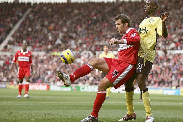Middlesbrough player from 2004-2007.