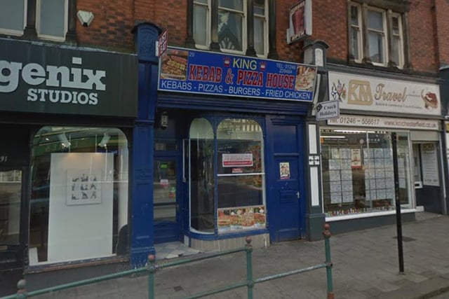 This pizza and kebab takeaway has a five food hygiene rating. Delivery costs £2 for orders over £10.