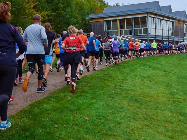 Enthusiastic runners snake their way round the course at Shipley Country Park on Slack Lane in Heanor. About 175 attend each Saturday, and children are encouraged to go along too, although those under 11 must be accompanied by an adult. It's a good idea to pop in to the Ramblers Cafe at the park's visitor centre afterwards.